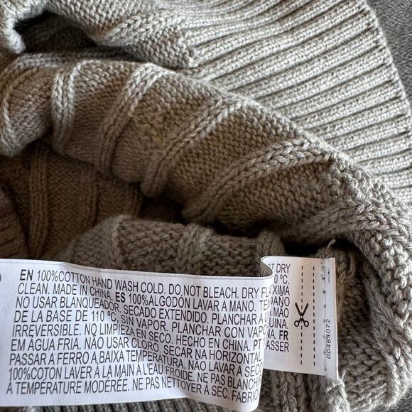 New! Forever 21 Grey Cable Knit Sweater Vest 100% Cotton Ladies Medium - Picture 7 of 10